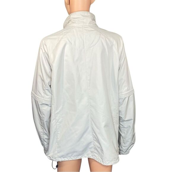 Nike Golf 1-4 Zip Pullover Jacket Performance Wear Tan Drawstring Waist - Picture 3 of 10